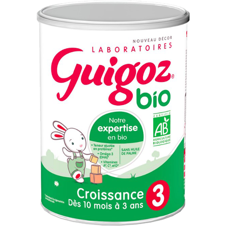 Guigoz Bio lait de croissance - Alimentation bébé dès 10 mois