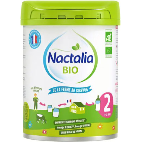 Nactalia Bio Lait bio infantile 2ème Age 6-12 mois