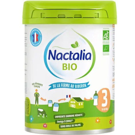Nactalia Bio Lait bio infantile 3ème Age 12-36 mois