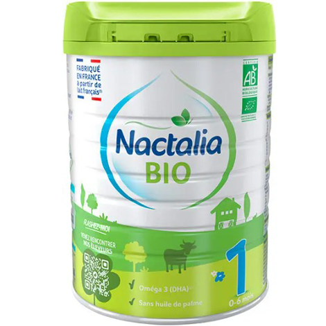 Nactalia Bio Lait bio infantile 1er Age 0-6 mois