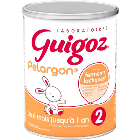GUIGOZ Pelargon 2 - De 6 mois jusqu'à 1 an 800g