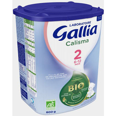 GALLIA CALISMA 2 BIO Bte/800g, Lait en Poudre 2ème Age pour