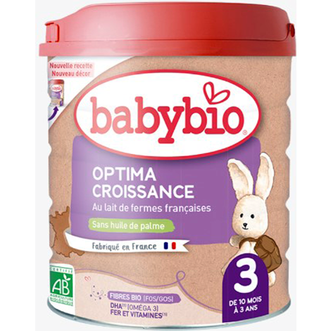 Babybio optima 3 lait de croissance 800g