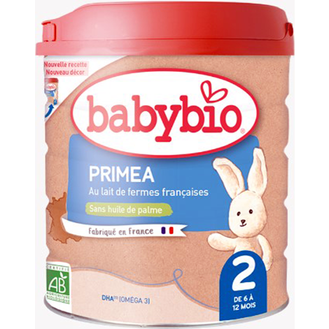 Babybio Primea 2 lait de suite bio 6 -12 mois