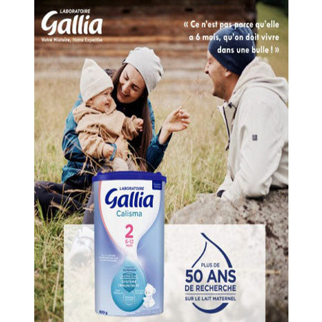 Pack de 6 Gallia Calisma 1er âge - 830g - Lait infantile
